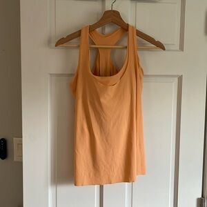 Athleta Tank with Bra Size Large in Orange Sherbet